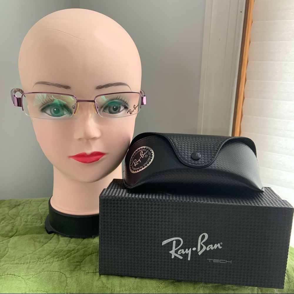 Ray-Ban Carbon Fibre Subway Map Eyeglass Frames